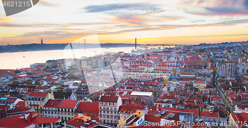 Image of Lisbon overview. Portugal