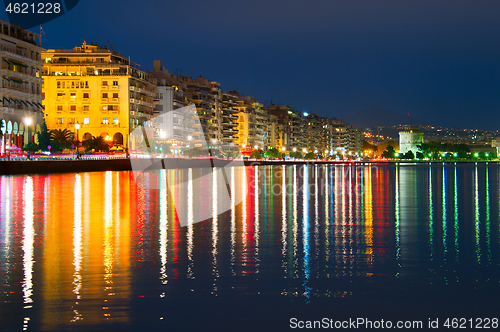 Image of Thessaloniki at dusk, Greece