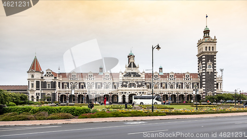 Image of railway station of Dunedin south New Zealand