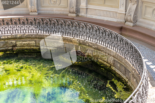 Image of the Danube spring in Donaueschingen Germany