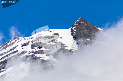 Image of details volcano Mount Taranaki, New Zealand 