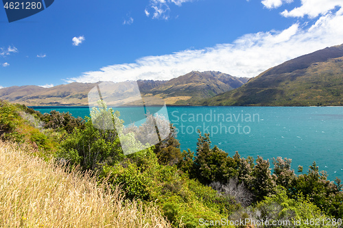 Image of lake Wanaka; New Zealand south island