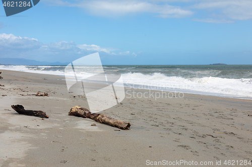 Image of sand beach south west New Zealand