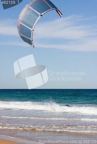 Image of Kite Surfing At The Beach