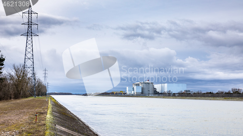 Image of the very old pressurized water reactor at Fessenheim France at t