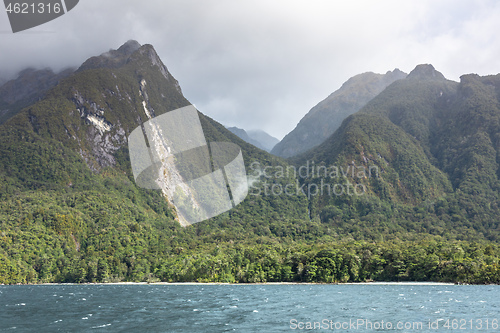 Image of scenery at Lake Te Anau, New Zealand