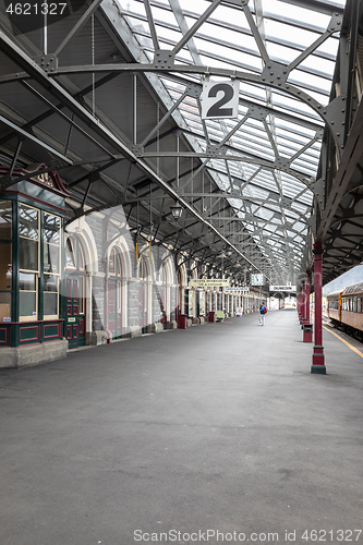 Image of railway station of Dunedin south New Zealand