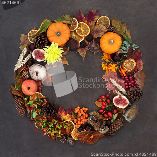 Image of Autumn Harvest Festival Wreath