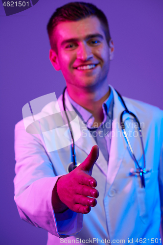 Image of doctor handshake