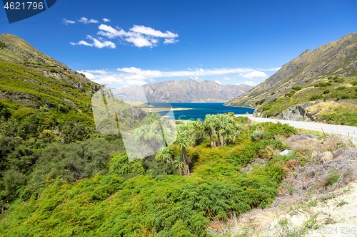 Image of lake Wanaka; New Zealand south island