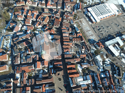 Image of aerial view over Weil der Stadt Baden Wuerttemberg Germany