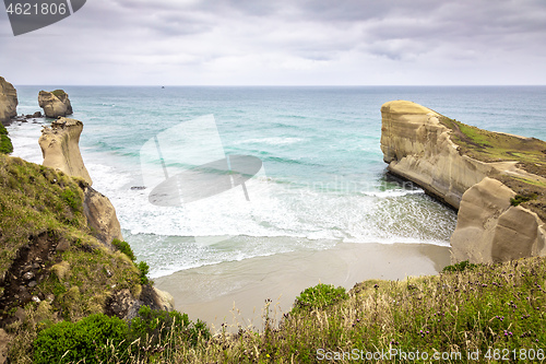 Image of Tunnel Beach New Zealand