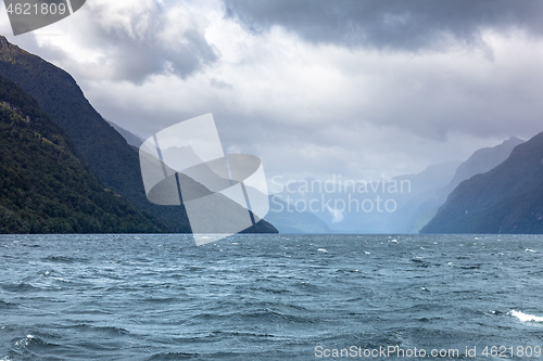 Image of scenery at Lake Te Anau, New Zealand