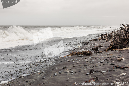 Image of jade beach Hokitika, New Zealand