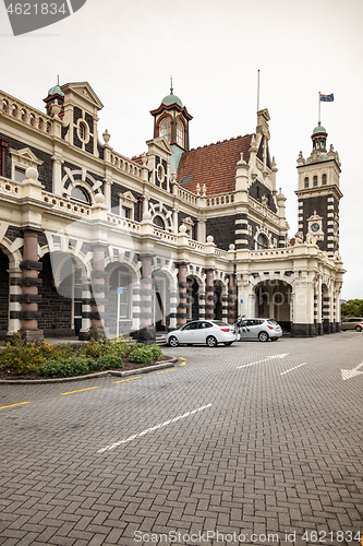 Image of railway station of Dunedin south New Zealand