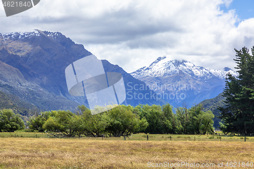 Image of Landscape scenery in south New Zealand