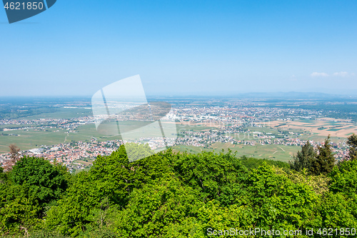 Image of an aerial view to Colmar France