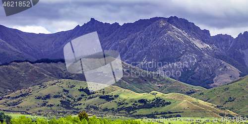 Image of mountain view in New Zealand