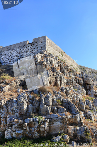 Image of Fortress Fortezza in Rethymno, Crete island, Greece