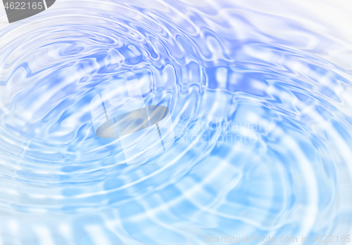 Image of Abstract blue water ripples background