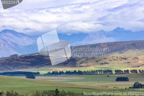 Image of Landscape scenery in south New Zealand