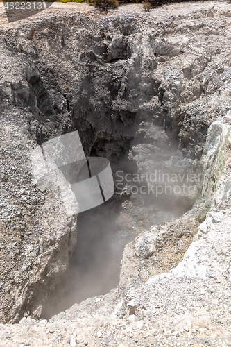 Image of geothermal activity at Rotorua in New Zealand