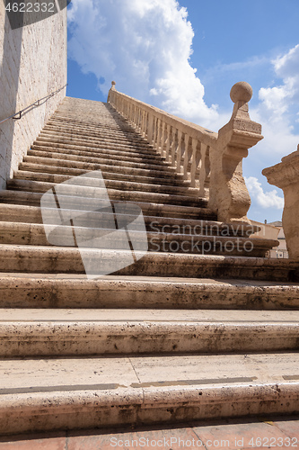 Image of stairway to heaven Assisi in Italy