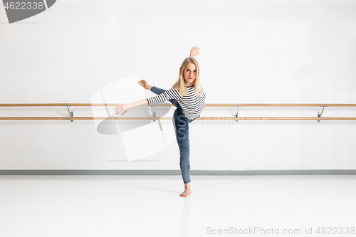 Image of female dancer in action