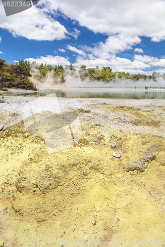 Image of geothermal activity at Rotorua in New Zealand