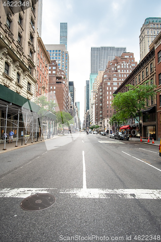 Image of traffic in New York City USA