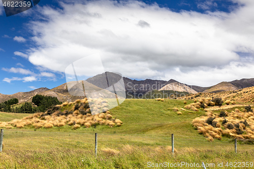 Image of Landscape scenery in south New Zealand