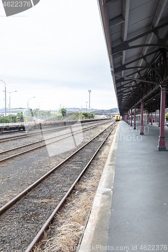 Image of railway station of Dunedin south New Zealand