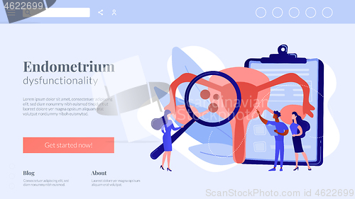 Image of Endometriosis concept landing page.