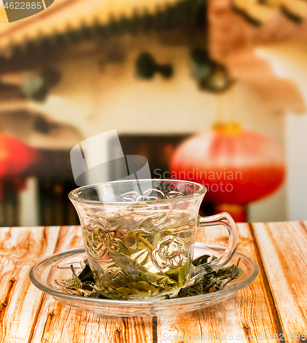 Image of Healthy Chinese Tea Means Asian Drinks And Asia