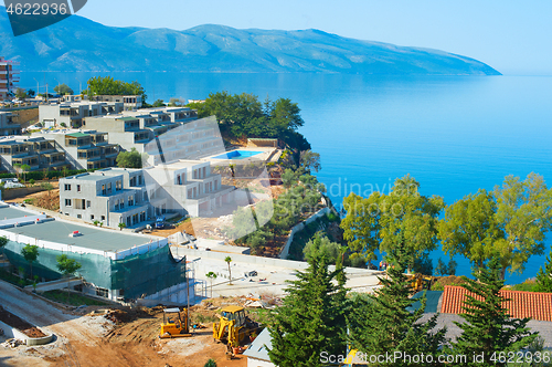 Image of Sea resort construction site