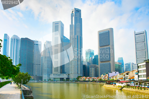 Image of Singapore Downtown skyline