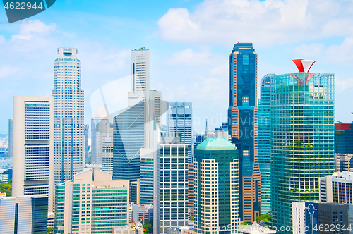 Image of Singapore Downtown business architecture