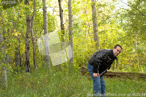 Image of Man With Poison Ivy