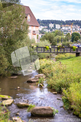 Image of small river at Nagold Germany