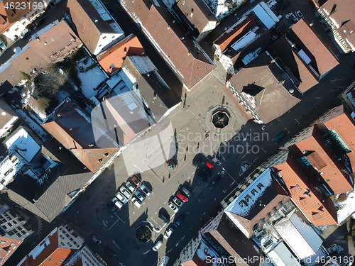 Image of aerial view over Weil der Stadt Baden Wuerttemberg Germany