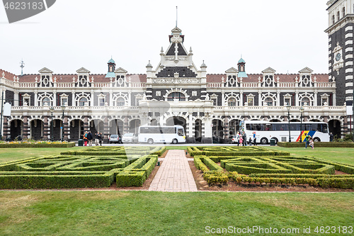 Image of railway station of Dunedin south New Zealand