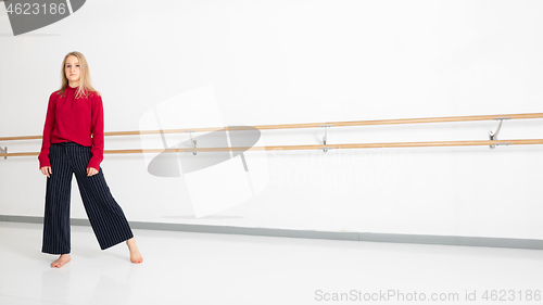 Image of female dancer in school