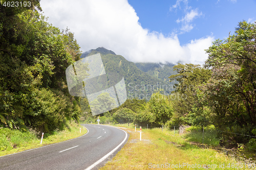 Image of Landscape scenery in south New Zealand