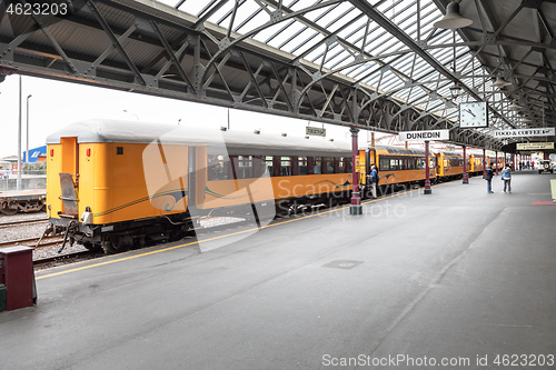 Image of railway station of Dunedin south New Zealand