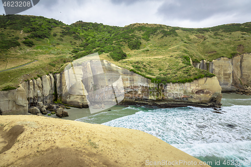 Image of Tunnel Beach New Zealand