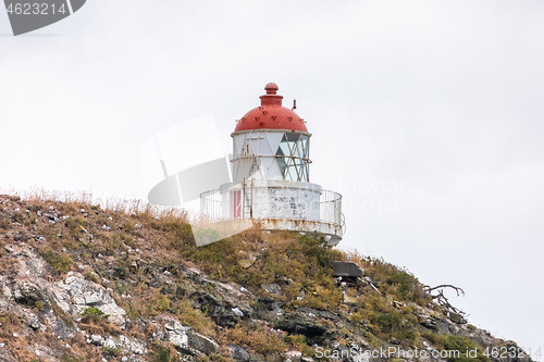 Image of lighthouse at Taiaroa Head New Zealand