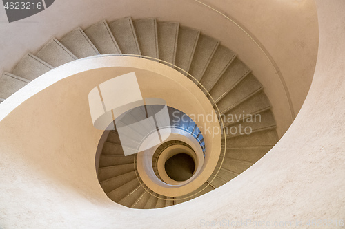 Image of typical modern stone staircase