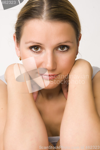 Image of young beautiful woman