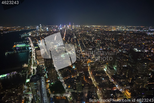 Image of New York City Manhattan by night