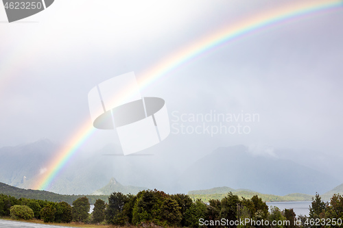 Image of scenery at Lake Te Anau, New Zealand